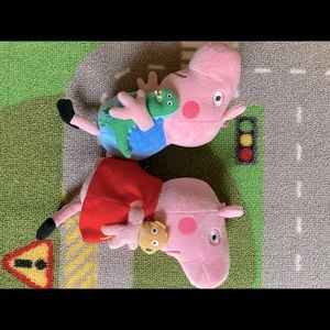Peppa pig plushies